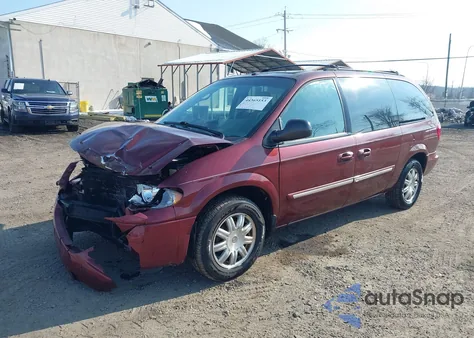 2007 Chrysler Town & Country Touring from USA, damaged, VIN 2A4GP54L77R152993